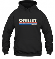 Vintage 70s 80s Style Oakley CA Hooded Sweatshirt Hooded Sweatshirt - Nice-Tshirts4u