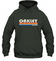 Vintage 70s 80s Style Oakley CA Hooded Sweatshirt Hooded Sweatshirt - Nice-Tshirts4u