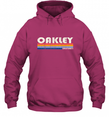 Vintage 70s 80s Style Oakley CA Hooded Sweatshirt Hooded Sweatshirt - Nice-Tshirts4u