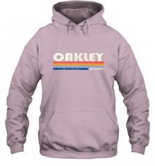 Vintage 70s 80s Style Oakley CA Hooded Sweatshirt Hooded Sweatshirt - Nice-Tshirts4u