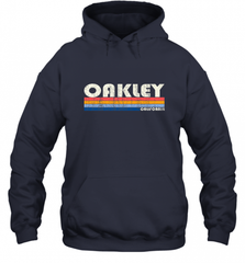 Vintage 70s 80s Style Oakley CA Hooded Sweatshirt Hooded Sweatshirt - Nice-Tshirts4u