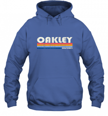 Vintage 70s 80s Style Oakley CA Hooded Sweatshirt Hooded Sweatshirt - Nice-Tshirts4u