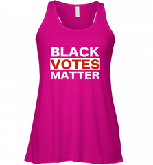 Black Votes Matter T Shirt Election Voters Rights BLM Pride Women's Racerback Tank Women's Racerback Tank - Nice-Tshirts4u