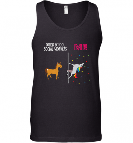 School Social Worker Unicorn Others You Men's Tank Top Men's Tank Top / Black / XS Men's Tank Top - Nice-Tshirts4u