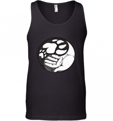 Dog Paw Hand Yin Yang Shirt _ Cute Animal Rescuers Men's Tank Top