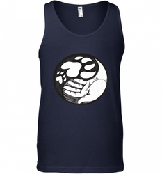 Dog Paw Hand Yin Yang Shirt _ Cute Animal Rescuers Men's Tank Top