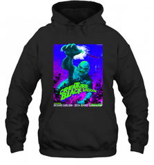 Vintage Water Lagoon Creature  Classic Horror Movie Tee Hooded Sweatshirt Hooded Sweatshirt - Nice-Tshirts4u