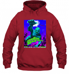 Vintage Water Lagoon Creature  Classic Horror Movie Tee Hooded Sweatshirt Hooded Sweatshirt - Nice-Tshirts4u