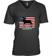 Mens Rottweiler Grandpa Men's V-Neck Men's V-Neck - Nice-Tshirts4u