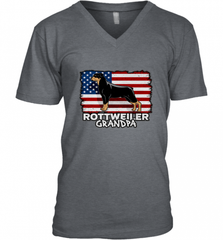 Mens Rottweiler Grandpa Men's V-Neck Men's V-Neck - Nice-Tshirts4u