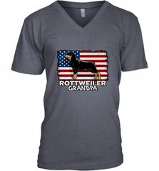 Mens Rottweiler Grandpa Men's V-Neck Men's V-Neck - Nice-Tshirts4u