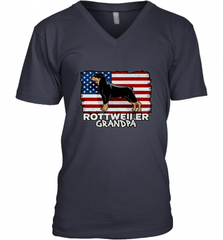Mens Rottweiler Grandpa Men's V-Neck Men's V-Neck - Nice-Tshirts4u