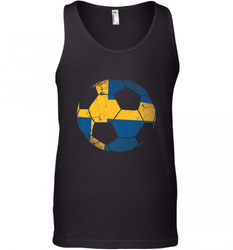 Sweden Soccer Ball Flag Jersey Shirt  Swedish Football Gift Men's Tank Top
