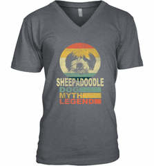 Sheepadoodle Dog Myth Legend Men's V-Neck Men's V-Neck - Nice-Tshirts4u