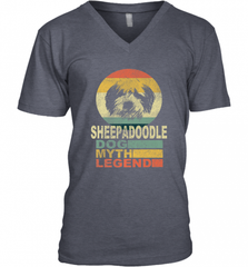 Sheepadoodle Dog Myth Legend Men's V-Neck Men's V-Neck - Nice-Tshirts4u