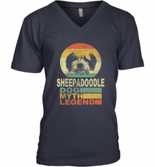 Sheepadoodle Dog Myth Legend Men's V-Neck Men's V-Neck - Nice-Tshirts4u