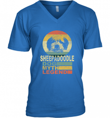 Sheepadoodle Dog Myth Legend Men's V-Neck Men's V-Neck - Nice-Tshirts4u