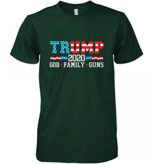 Trump 2020 God Family Guns Lovers Election Supporter Men's Premium T-Shirt Men's Premium T-Shirt - Nice-Tshirts4u