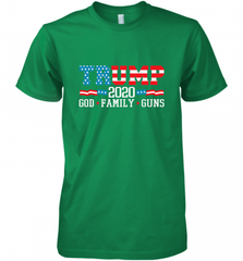 Trump 2020 God Family Guns Lovers Election Supporter Men's Premium T-Shirt Men's Premium T-Shirt - Nice-Tshirts4u