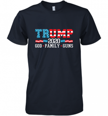 Trump 2020 God Family Guns Lovers Election Supporter Men's Premium T-Shirt Men's Premium T-Shirt - Nice-Tshirts4u