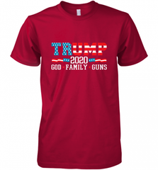 Trump 2020 God Family Guns Lovers Election Supporter Men's Premium T-Shirt Men's Premium T-Shirt - Nice-Tshirts4u