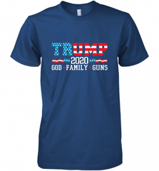 Trump 2020 God Family Guns Lovers Election Supporter Men's Premium T-Shirt Men's Premium T-Shirt - Nice-Tshirts4u