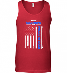 Mens Proud Grandpa of a Police Officer Distressed Flag Men's Tank Top Men's Tank Top - Nice-Tshirts4u
