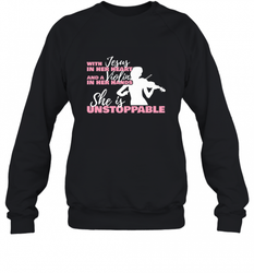 Violin Teacher For A Religious Violinist Crewneck Sweatshirt