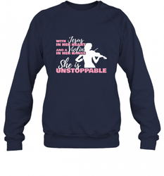 Violin Teacher For A Religious Violinist Crewneck Sweatshirt