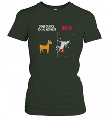 School Social Worker Unicorn Others You Women's T-Shirt Women's T-Shirt - Nice-Tshirts4u