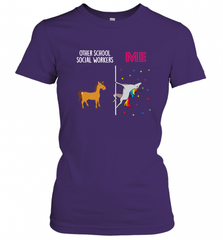 School Social Worker Unicorn Others You Women's T-Shirt Women's T-Shirt - Nice-Tshirts4u