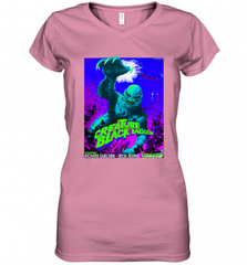 Vintage Water Lagoon Creature  Classic Horror Movie Tee Women's V-Neck T-Shirt Women's V-Neck T-Shirt - Nice-Tshirts4u