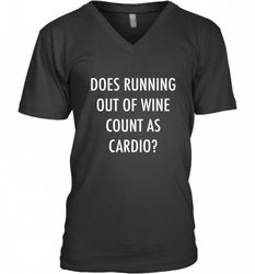 Fitness Does Running Out Of Wine Count As Cardio Men's V-Neck
