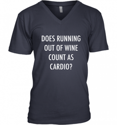 Fitness Does Running Out Of Wine Count As Cardio Men's V-Neck