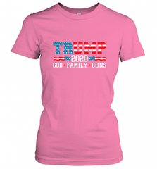 Trump 2020 God Family Guns Lovers Election Supporter Women's T-Shirt Women's T-Shirt - Nice-Tshirts4u