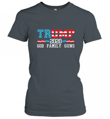Trump 2020 God Family Guns Lovers Election Supporter Women's T-Shirt Women's T-Shirt - Nice-Tshirts4u