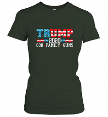 Trump 2020 God Family Guns Lovers Election Supporter Women's T-Shirt Women's T-Shirt - Nice-Tshirts4u