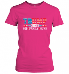 Trump 2020 God Family Guns Lovers Election Supporter Women's T-Shirt Women's T-Shirt - Nice-Tshirts4u