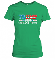Trump 2020 God Family Guns Lovers Election Supporter Women's T-Shirt Women's T-Shirt - Nice-Tshirts4u