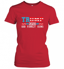 Trump 2020 God Family Guns Lovers Election Supporter Women's T-Shirt Women's T-Shirt - Nice-Tshirts4u