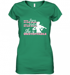 Violin Teacher For A Religious Violinist Women's V-Neck T-Shirt Women's V-Neck T-Shirt - Nice-Tshirts4u