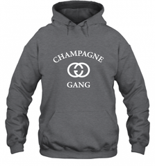 Womens Champagne Gang  Gift Mom, Womens, Girlfriend Funny Mother's Hooded Sweatshirt Hooded Sweatshirt - Nice-Tshirts4u