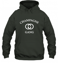 Womens Champagne Gang  Gift Mom, Womens, Girlfriend Funny Mother's Hooded Sweatshirt Hooded Sweatshirt - Nice-Tshirts4u