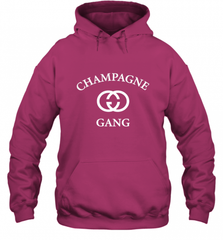 Womens Champagne Gang  Gift Mom, Womens, Girlfriend Funny Mother's Hooded Sweatshirt Hooded Sweatshirt - Nice-Tshirts4u