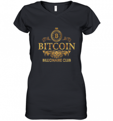 Bitcoin Billionaire Women's V-Neck T-Shirt Women's V-Neck T-Shirt - Nice-Tshirts4u