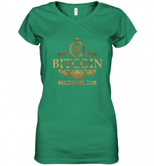 Bitcoin Billionaire Women's V-Neck T-Shirt Women's V-Neck T-Shirt - Nice-Tshirts4u