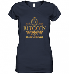 Bitcoin Billionaire Women's V-Neck T-Shirt Women's V-Neck T-Shirt - Nice-Tshirts4u