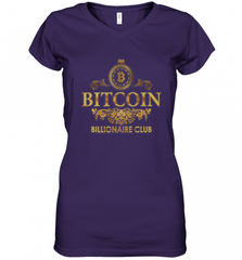 Bitcoin Billionaire Women's V-Neck T-Shirt Women's V-Neck T-Shirt - Nice-Tshirts4u