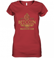 Bitcoin Billionaire Women's V-Neck T-Shirt Women's V-Neck T-Shirt - Nice-Tshirts4u