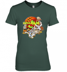 Kids Space Jam Group Shot Basketball Logo Women's Premium T-Shirt Women's Premium T-Shirt - Nice-Tshirts4u